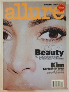 ALLURE Magazine w/ KIM KARDASHIAN Closeup Cover (Oct 2017) BRAND NEW - Picture 1 of 1