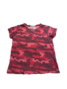 Ragdoll LA Vintage Crew Neck Criss Cross Tee Boyfriend red Camo Size XS H73 - Bild 1 von 6