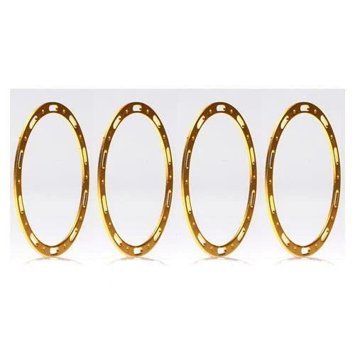 NEW Losi Bead Lock "Look" Wheel Rings Gold (4) LST / AFT / MGB - Image 1 of 1