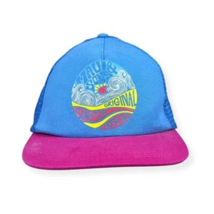 Early 00’s MAUI & SONS Surfer Graphic Spellout Trucker Baseball Cap - Picture 1 of 7