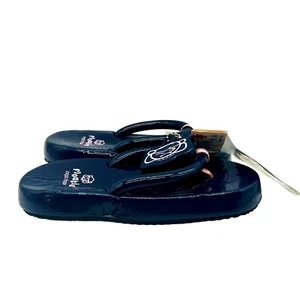 Y2K Sugar Floatie Shoes Flip Flops Size Small Blue/Pink Pool Vintage Sandals - Picture 1 of 8