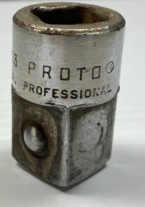 Vintage PROTO TOOLS 5653 - 1/2" Drive to 3/4" Drive Male Adapter USA Tool - Picture 1 of 13