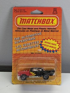 Foreign Card Matchbox 1957 Chevy MB 4 1/64 RARE but Not Mint  A4