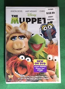 The Muppets DVD 2012 Disney Jason Segel Amy Adams Kermit Miss Piggy New/Sealed - Picture 1 of 2