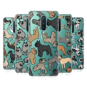 HEAD CASE DOG BREED PATTERNS 9 SOFT GEL CASE & WALLPAPER FOR AMAZON ASUS ONEPLUS - Picture 1 of 17
