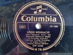 Kenneth Spencer - Weisse Weihnacht / Transeamus Schellack/ CV Bing Crosby - Picture 1 of 2