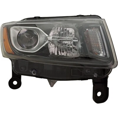Conjunto de faro negro derecho para Jeep Grand Cherokee CH2503308 2014-2016 Foto 1 de 4