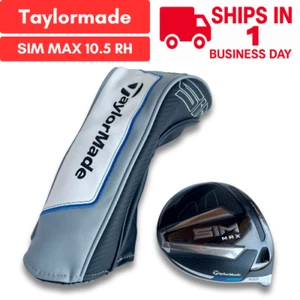 TaylorMade SIM MAX 10.5* Driver Head Only RH With Head Cover USED FAST SHIP - Picture 1 of 24