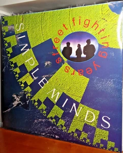 SIMPLE MINDS - STREET FIGHTING YEARS 1st UK Press 1989 LP EX/VG+ - Picture 1 of 7