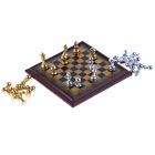 1:12 Dollhouse Miniature Metal Chess Game Chess Set For Dolls House