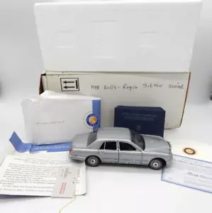 Vintage Franklin Mint 1998 Rolls Royce Silver Seraph Model - Picture 1 of 22