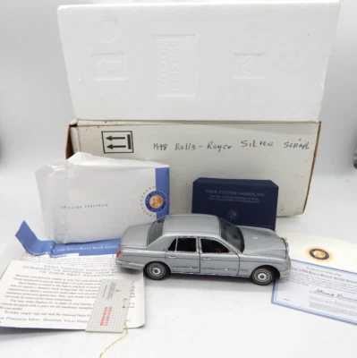 Vintage Franklin Mint 1998 Rolls Royce Silver Seraph Model - Image 1 of 4