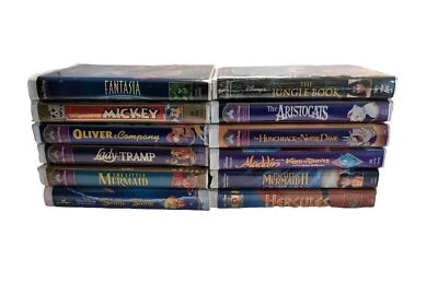 Loft Of 12 Disney VHS movies Masterpiece Collection, Gold, And Classics - Image 1 of 4