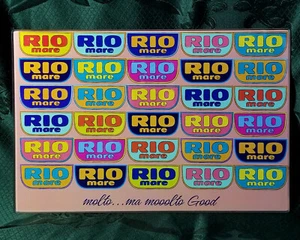 TONNO RIO MARE TAGLIERE VASSOIO IN VETRO PUBBLICITARIO BRANDANI DESIGN 2017 - Foto 1 di 13