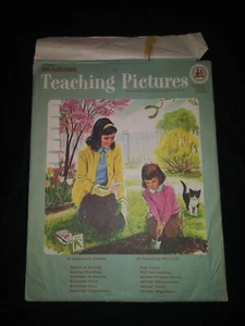 Vintage 1965 David C. Cook Teaching Pictures "Seasons" ~ Complete Set of 12 - Picture 1 of 10