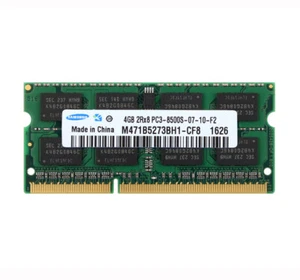 For Samsung 4GB 2RX8 DDR3 1066MHz PC3-8500S 204PIN SODIMM Laptop RAM Memory 23!0 - Picture 1 of 6