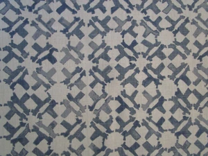 Peter Dunham ORCHA indigo 34"x 56" Linen fabric - Picture 1 of 8