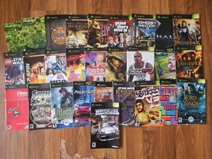HUGE LOT BUNDLE ORIGINAL OG XBOX Manuals, etc. (27 Manuals, 2 Product Catalogs) - Picture 1 of 1