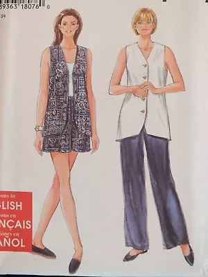 Lovely OOP SIMPLICITY 9593 Misses Blouse Pants & Shorts PATTERN 8-18 UC - Image 1 of 3