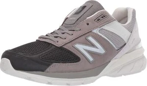 New Balance Men's Made in US 990 V5 Sneaker, Black/Marblehead, 8 - Picture 1 of 1
