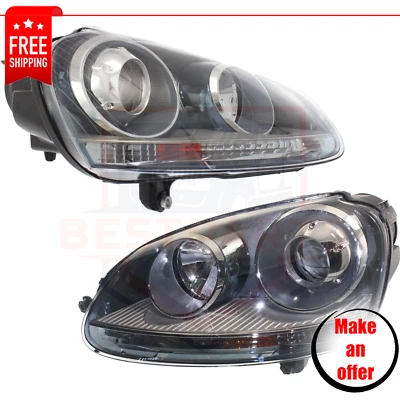 New Headlight HID/Xenon set 2 pieces for 2006-2009 Volkswagen GTI - Изображение 1 из 4