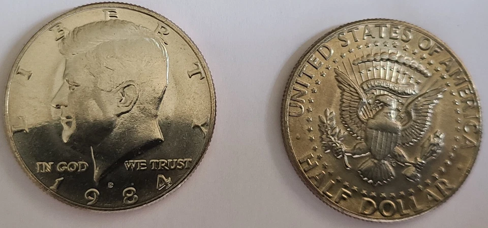 1984 P Kennedy Half Dollar - AU/BU - Image 1 of 1