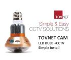 NEW TOVNET CAM Smart loT LED Bulb CCTV Easy  Simple install DIY CCTV Solution