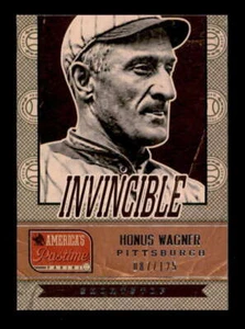 HONUS WAGNER 2013 PANINI AMERICA'S PASTIME #15 INVINCIBLE SP #087/125 BF6046 - Picture 1 of 1
