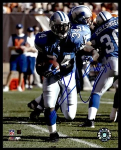 KEVIN JONES SIGNED 8X10 PHOTO INSCRIBED "#34" - DETROIT LIONS - Picture 1 of 1