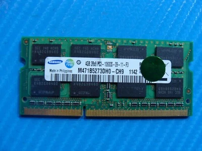 Lenovo Yoga 15 Samsung 4GB PC3-10600S SO-DIMM Memory Ram M471B5273DH0-CH9 - Image 1 of 2