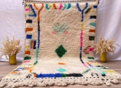 SOFT MORROCAN RUG , Berber colorful rug , Beniourain Rug , Moroccan rug - Image 1 of 3