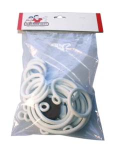 Gottlieb Flipper Cowboy Pinball Machine Replacement Repair Rubber Ring Kit White - Picture 1 of 2