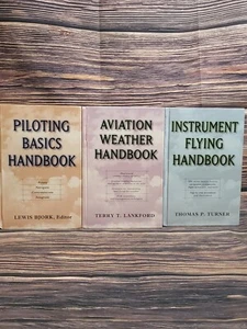 Set of 3 McGraw Hill Aviation, Piloting and Instrument Hardback Handbooks - Picture 1 of 4