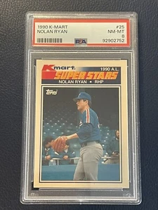 1990 Topps Kmart Superstars #25 Nolan Ryan PSA 8 - Picture 1 of 2