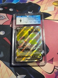 Pokémon TCG Galarian Stunfisk V Darkness Ablaze 184/189 Holo Full Art CGC 9 - Picture 1 of 2