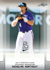 NICHOLAS NORTHCUT 2017 LEAF "1ST EVER PRINTED" PERFECT GAME ROOKIE CARD #273!
