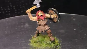 🔥 Figura bárbara de metal pintada profesional 28 mm DnD Oathmark Erehwon Warhammer Ax/S - Imagen 1 de 11