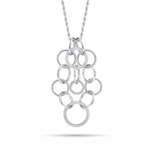 MORELLATO COLLANA DONNA RODIATA IN ARGENTO ,COLLEZIONE ESSENZA, LUNGHEZZA 45 Cm - Foto 1 di 4