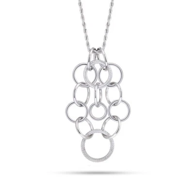 MORELLATO COLLANA DONNA  RODIATA IN ARGENTO ,COLLEZIONE ESSENZA, LUNGHEZZA 45 Cm - Immagine 1 di 4