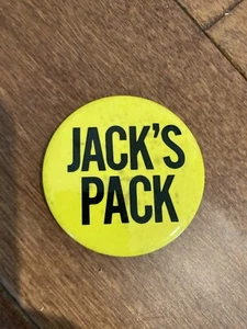 Jack Nicklaus PGA Golf 1960's Vintage Pin Button "JACK'S PACK" - Picture 1 of 2