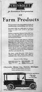 Pubblicità originale Chevy Superior Light Delivery 1923 - Foto 1 di 1