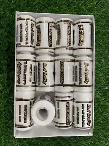 12 Interbirds Sewing 40/2 Thread Anti-Fray Polyester 1000 Yard Spool Solid White - Picture 1 of 2