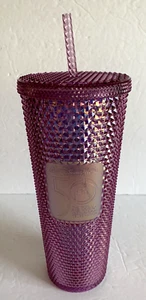 Bicchiere Walt Disney World 50° Anniversario Geometrico STARBUCKS Rosa con Cannuccia - Foto 1 di 16