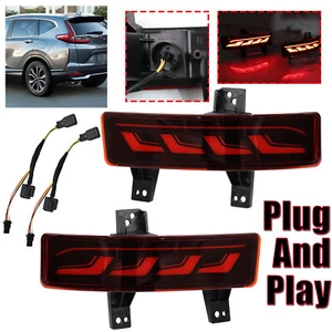 For 2020-2022 Honda CRV LED Rear Bumper Reflector Fog Light Turn Signal Light - Picture 1 of 21