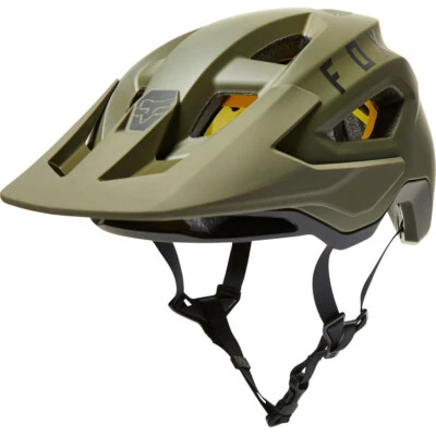 Casco de bicicleta Fox Racing Speedframe MIPS Downhill MTB verde oliva grande Foto 1 de 4