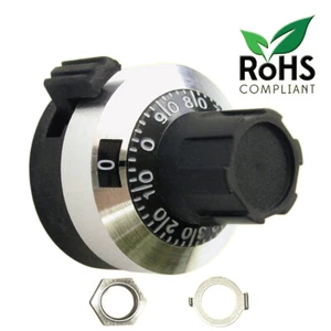 BOURNS H-516-6A Drehknopf mit Zähler Präzisionsknopf, Feindrehknopf, Stellknopf. - Picture 1 of 6