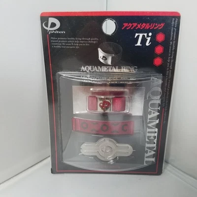 Anel phiten Aquametal Ti prata/vermelho tamanho 9-27 - Imagem 1 de 3