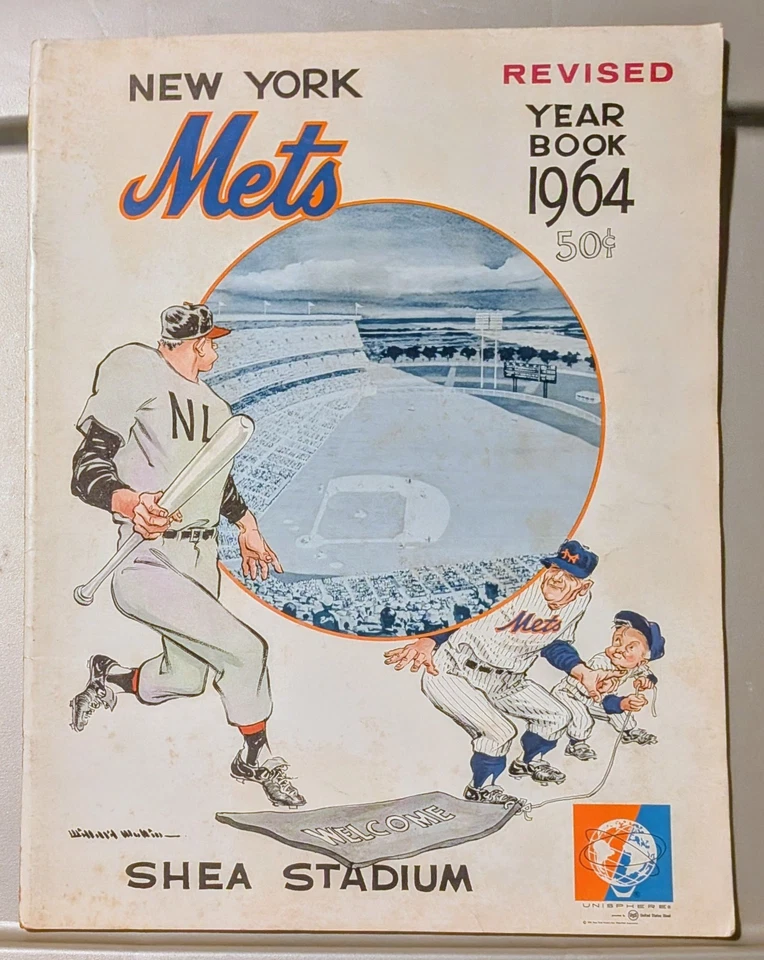1964 Revised New York Mets Shea Stadium Yearbook Vintage - Image 1 of 1