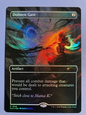 AG-MTG Foil Dolmen Gate tarjeta inglesa sin bordes usada - Imagen 1 de 3