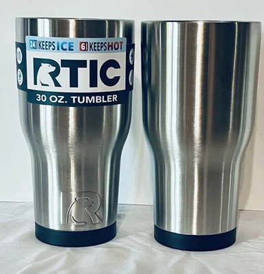 30 Oz RTIC Tumbler NO LID Older Model 1999ish Lot Of 4